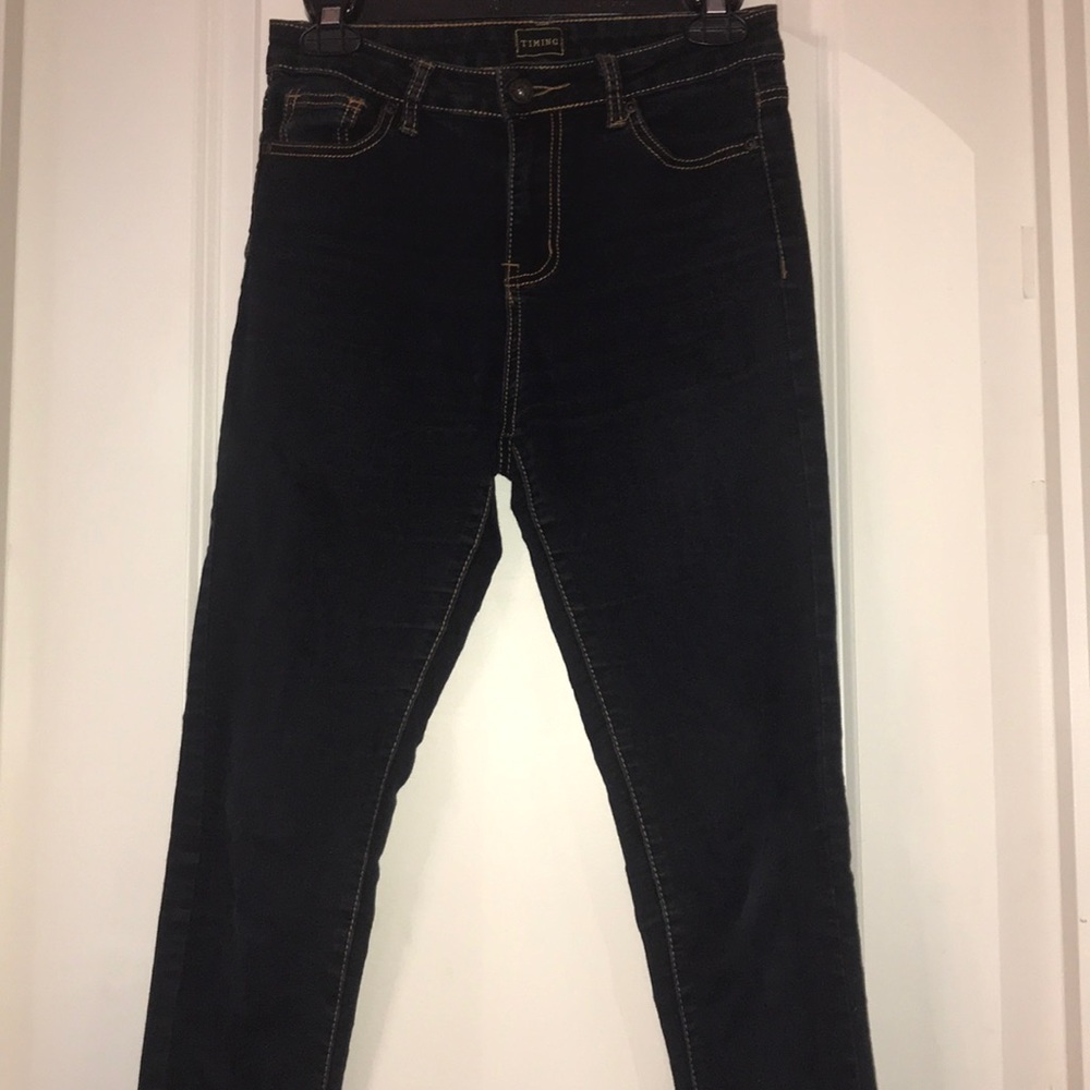Dark blue skinny jeans